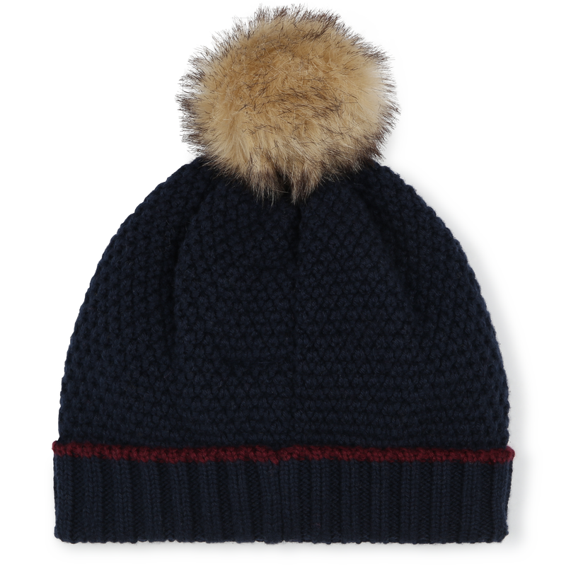 Gorro de malha com pompom TIMBERLAND 
                    BOY