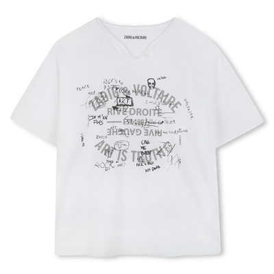 T-shirt de manga curta ZADIG & VOLTAIRE GIRL
