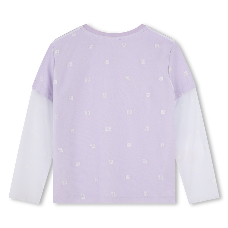 T-shirt manga comprida 2 em 1 GIVENCHY 
                    GIRL