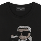 Camiseta de manga comprida KARL LAGERFELD KIDS 
                    GIRL