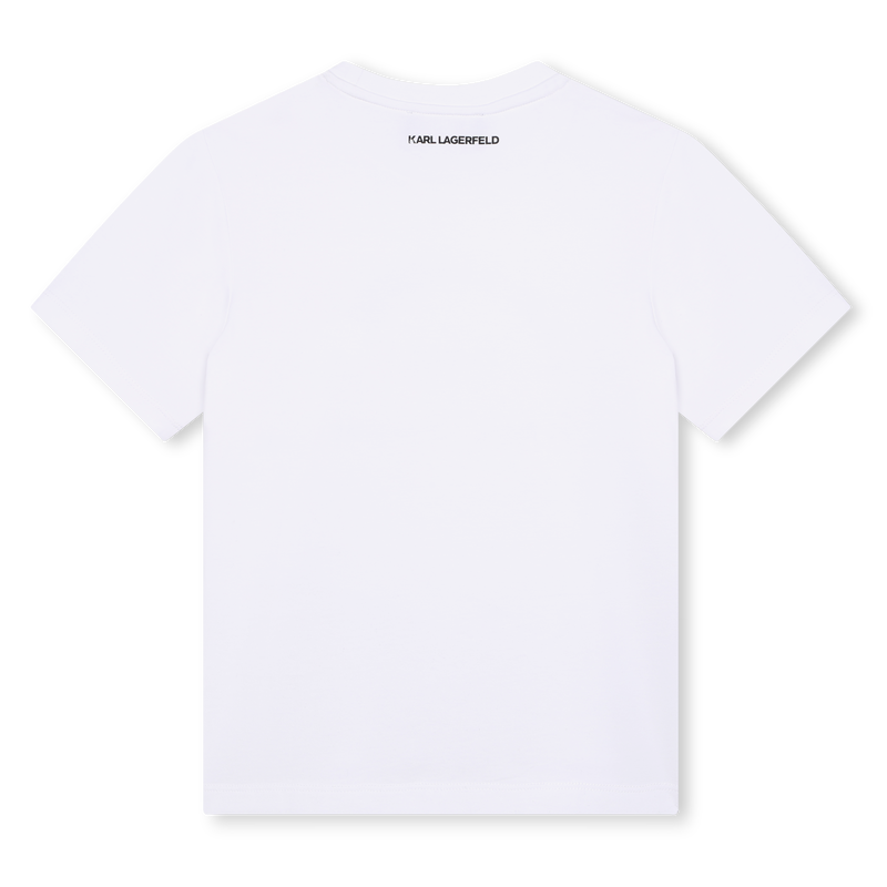T-shirt com estampado KARL LAGERFELD KIDS 
                        GIRL