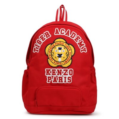 Mochila com bordado de Tigre KENZO KIDS UNISEX