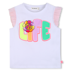 T-shirt de manga curta BILLIEBLUSH 
                    MENINA