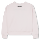 Sweatshirt de manga comprida KARL LAGERFELD KIDS 
                    GIRL