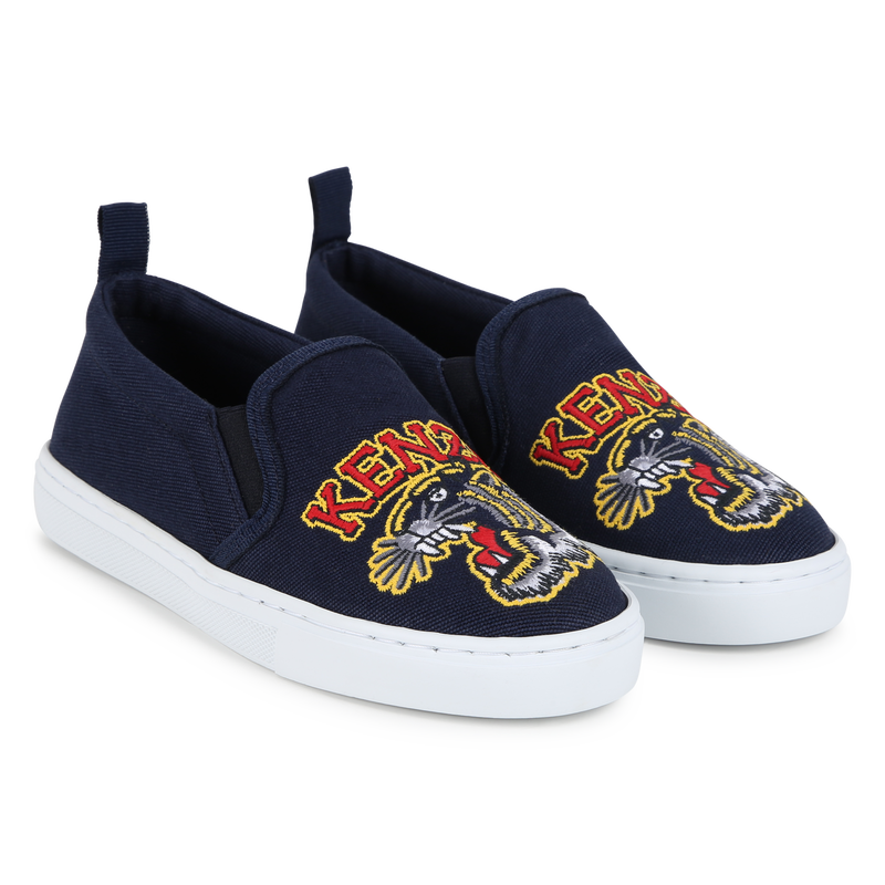 Sapatilhas com Tigre bordado KENZO KIDS 
                        UNISEX