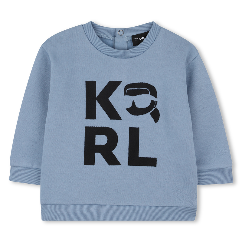 Conjunto de moletom, calça e camiseta KARL LAGERFELD KIDS 
                    BOY