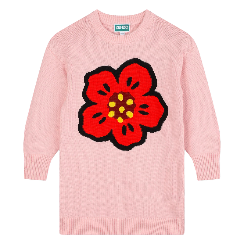 Jacquard Knitted Dress KENZO KIDS 
                    GIRL