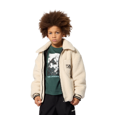 Camiseta de mangas curtas KARL LAGERFELD KIDS BOY