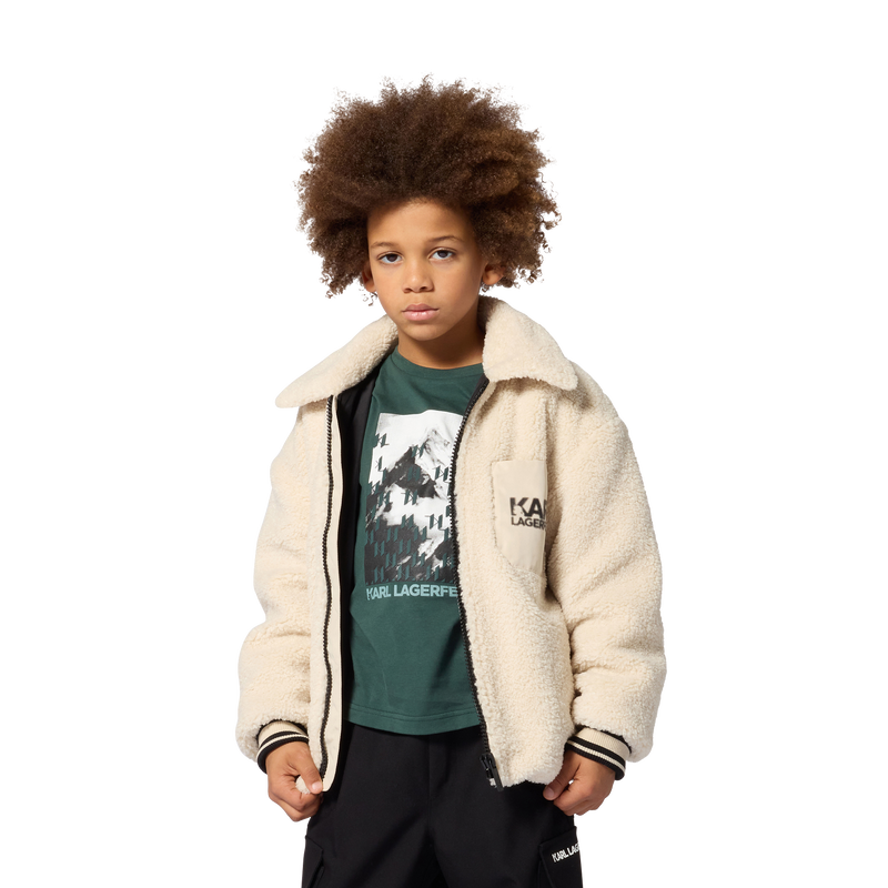 Camiseta de mangas curtas KARL LAGERFELD KIDS 
                        BOY