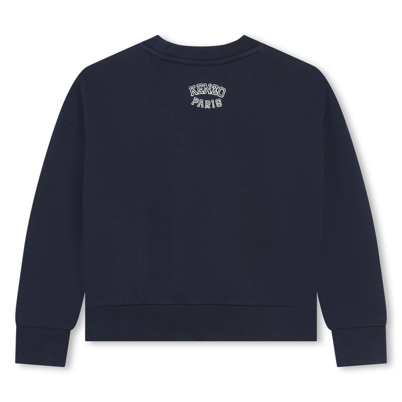 Sweatshirt de algod&atilde;o bordada KENZO KIDS 
                        GIRL