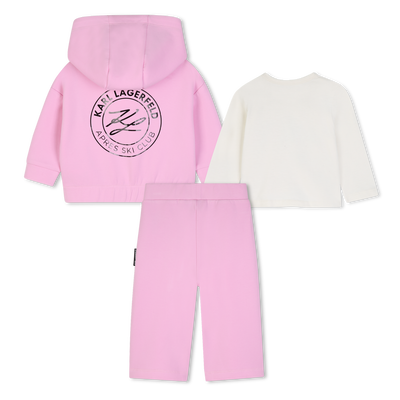 Conjunto de moletom KARL LAGERFELD KIDS MENINA