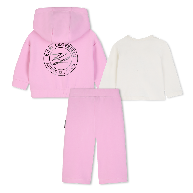 Conjunto de moletom KARL LAGERFELD KIDS 
                        MENINA