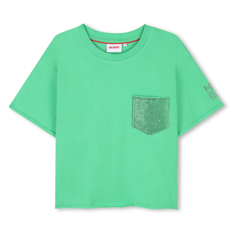 T-shirt de manga curta HUGO 
                        GIRL