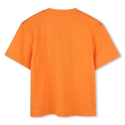 T-shirt bicolor com log&oacute;tipo TIMBERLAND BOY