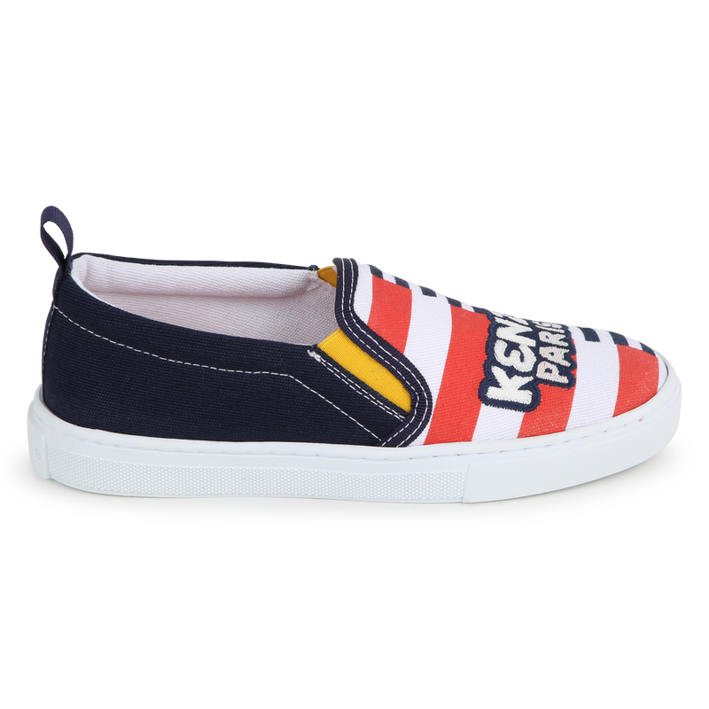 Ténis estampados com riscas KENZO KIDS 
                    UNISEX