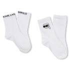 Meias jacquard KARL LAGERFELD KIDS 
                    UNISEX