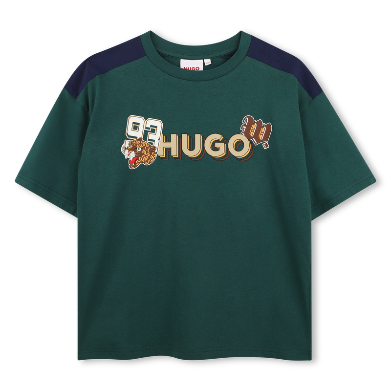 T-SHIRT MANGAS CURTAS HUGO 
                        MENINO