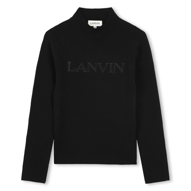 Camisola lisa bordada LANVIN 
                        GIRL