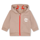Cardig&atilde; com capuz TIMBERLAND 
                    BOY