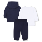 Conjunto de jogging de tr&ecirc;s pe&ccedil;as TIMBERLAND 
                    BOY