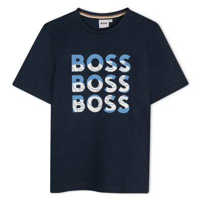 T-shirt manga curta em algodão BOSS BOY