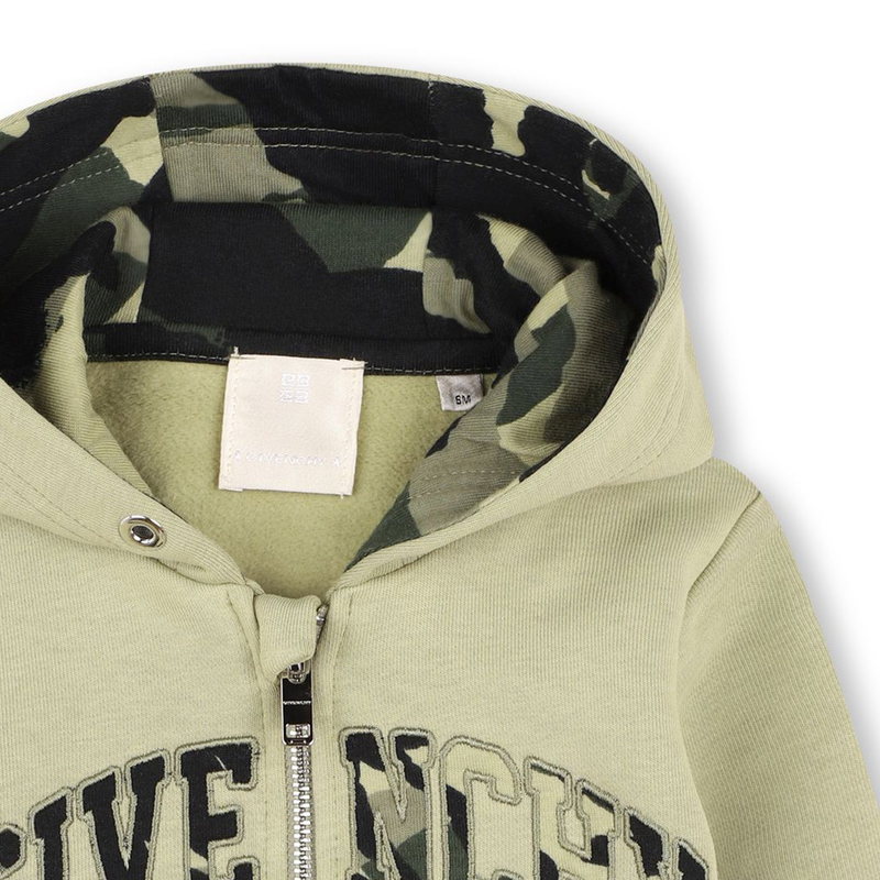 Cardigã de moletão com capuz GIVENCHY 
                    BOY