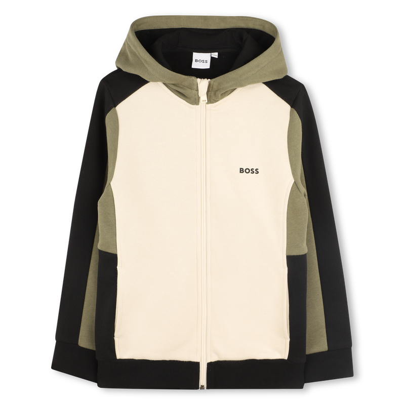Cardigan com capuz BOSS 
                    BOY