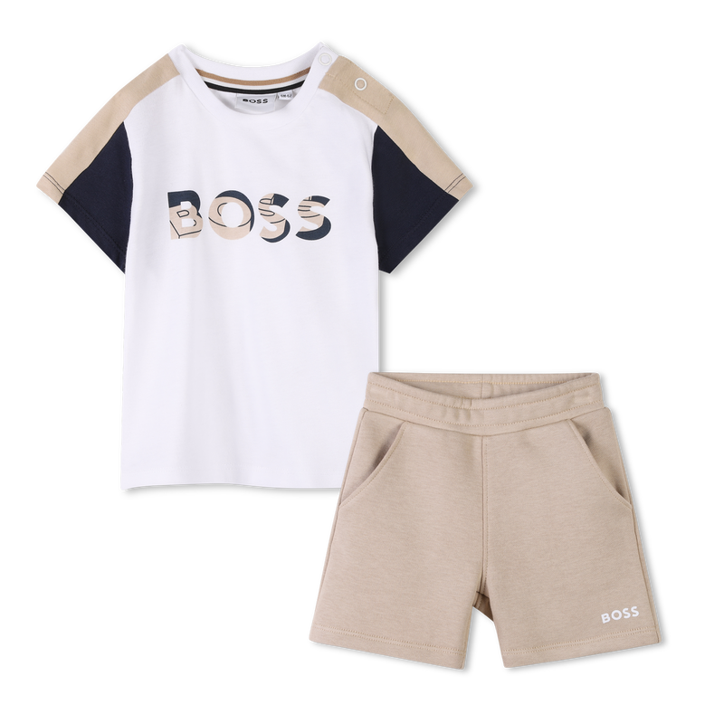 Conjunto cal&ccedil;&otilde;es e t-shirt BOSS 
                        BOY