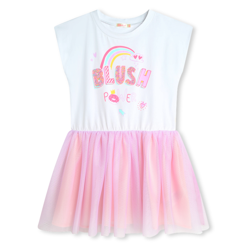 Vestido sem mangas bimatéria BILLIEBLUSH 
                    GIRL