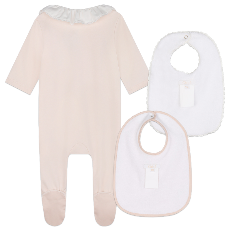 Conjunto de pijama e babetes CHLOE 
                    GIRL