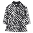 Casaco comprido com padr&atilde;o completo de zebra MARC JACOBS 
                    GIRL