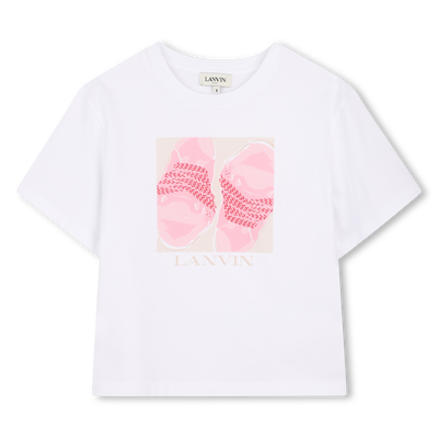 T-SHIRT DE MANGA CURTA LANVIN GIRL