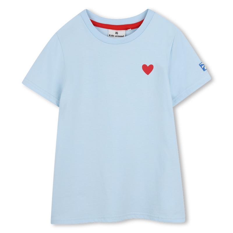 Camiseta de mangas curtas KIDS AROUND 
                        GIRL