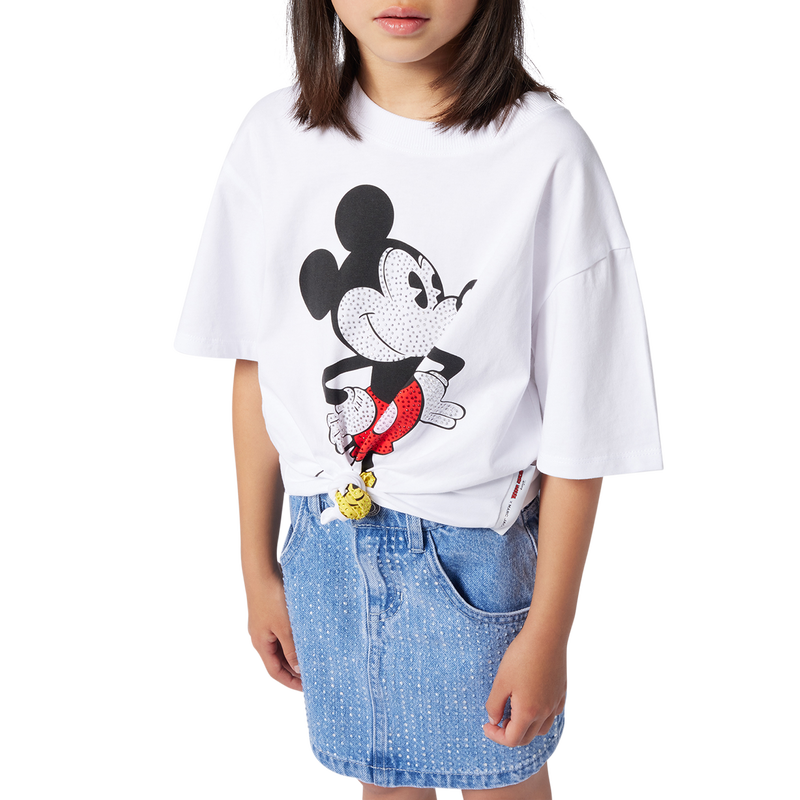 Saia de ganga com strass MARC JACOBS 
                        GIRL