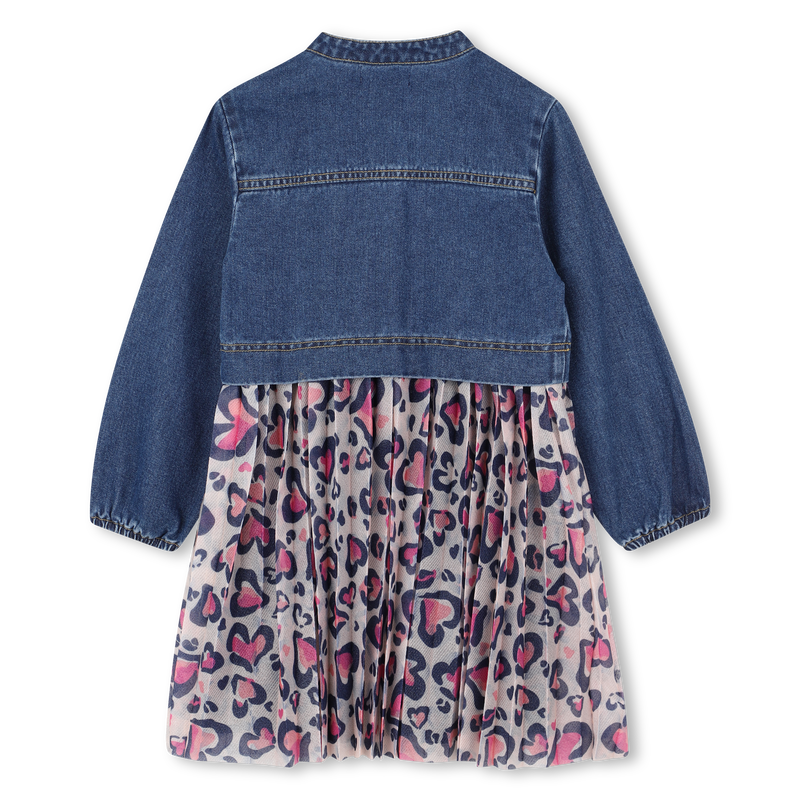 Vestido bimaterial BILLIEBLUSH 
                    GIRL