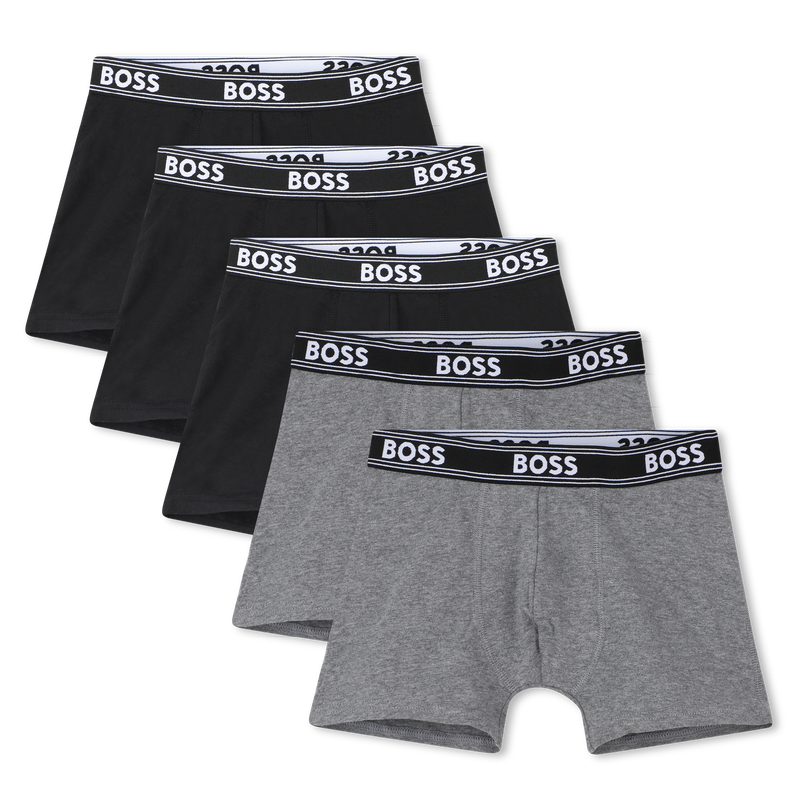 Pack de 5 cuecas boxer BOSS 
                    BOY