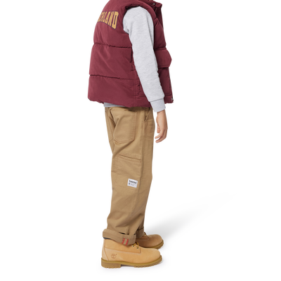 Blus&atilde;o de penas com fecho TIMBERLAND MENINO