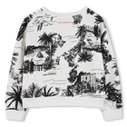 Moletom de l&atilde; KARL LAGERFELD KIDS 
                    GIRL