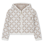 Cardigan com capuz MICHAEL KORS 
                    GIRL
