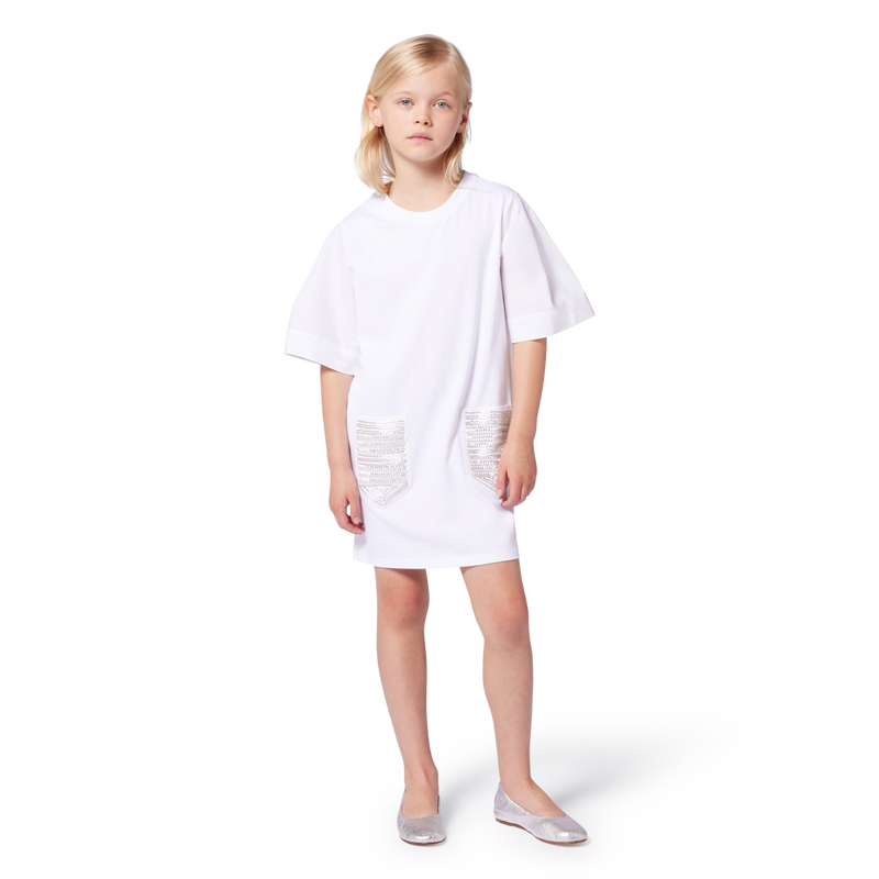 Short-sleeved T-shirt dress LANVIN 
                    GIRL