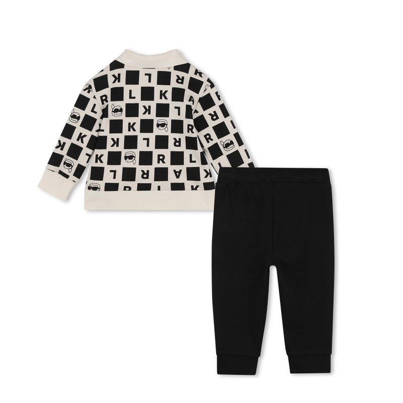 Conjunto de polo e cal&ccedil;a KARL LAGERFELD KIDS 
                        MENINO