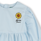 Vestido bicolor em corte evas&eacute; KENZO KIDS 
                    GIRL