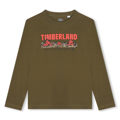 T-shirt com estampa e mensagem TIMBERLAND BOY
