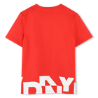 T-shirt de algod&atilde;o larga DKNY 
                    MENINO
