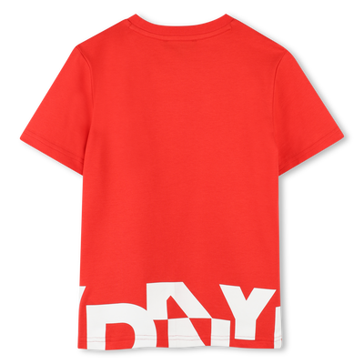 T-shirt de algod&atilde;o larga DKNY BOY