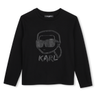 Camiseta de manga longa KARL LAGERFELD KIDS 
                    BOY
