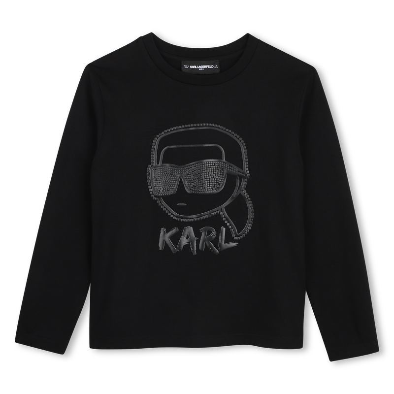 Camiseta de manga longa KARL LAGERFELD KIDS 
                        BOY
