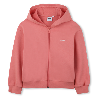 Cardigan com capuz BOSS MENINA