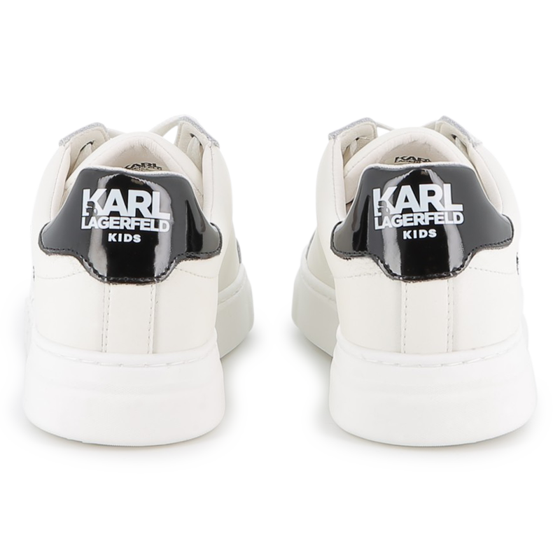 Tênis de cano baixo com cadarço KARL LAGERFELD KIDS 
                    GIRL