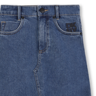 Saia midi reta DKNY 
                    GIRL